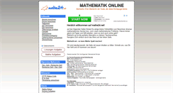 Desktop Screenshot of mathe24.net